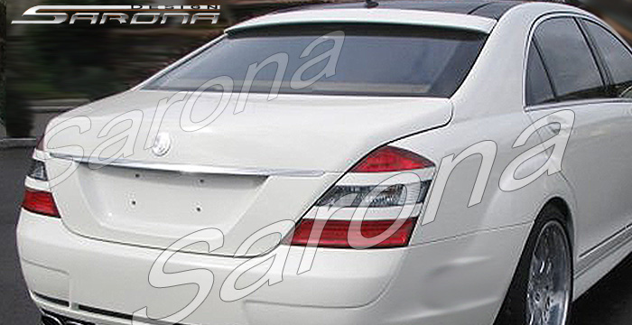 Custom Mercedes S Class  Sedan Roof Wing (2007 - 2013) - $299.00 (Manufacturer Sarona, Part #MB-020-RW)